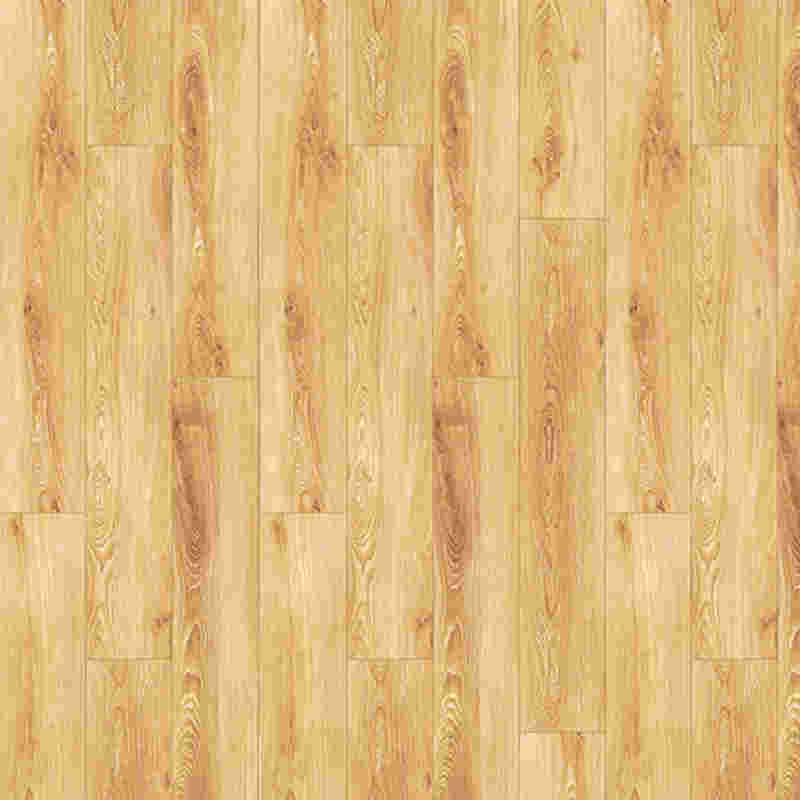 Sentuhan butiran kayu terasa ubin vinil mewah